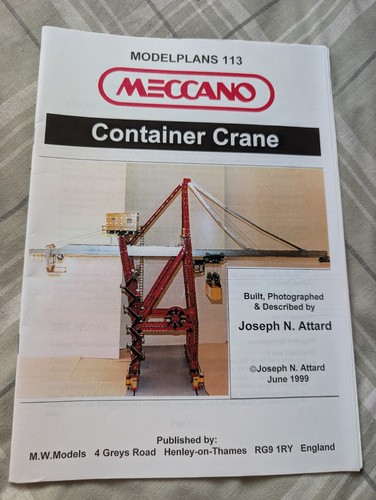 Meccano model plan 113 - model,