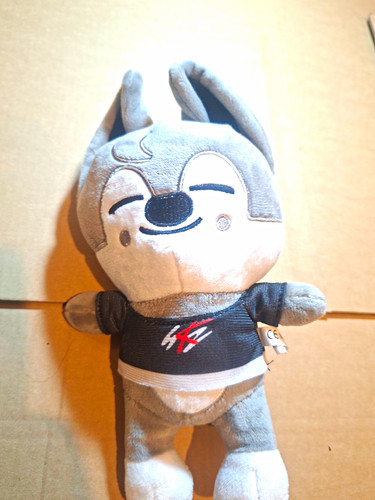 Grey white dog - white, toy