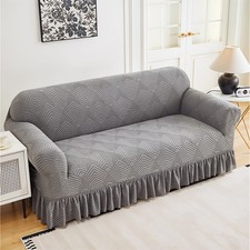Sliding sofa protection High elasticity sofa cover Skirt design 1/2/3/4 seats