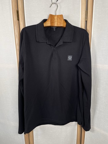 Belstaff black cotton long - belstaff,