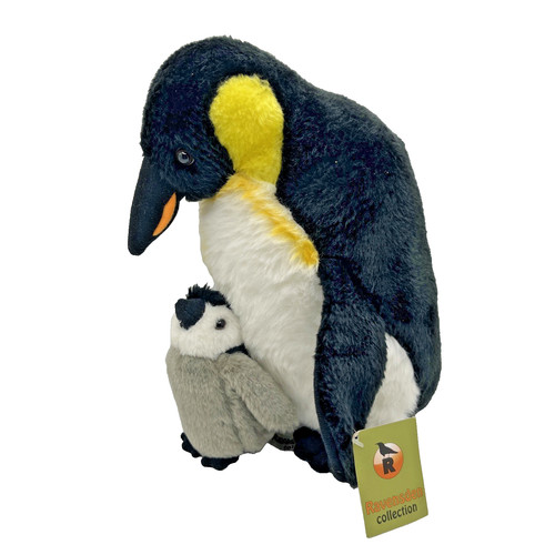 Emperor penguin with chick - penguin,