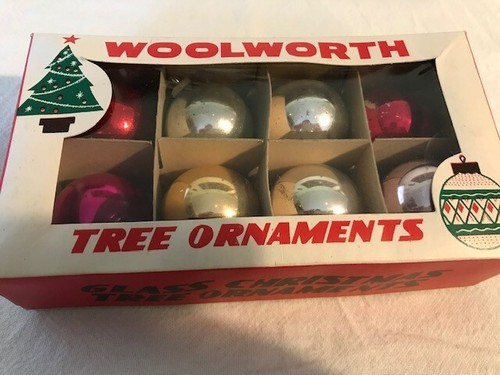 Box vintage woolworths - vintage, glass