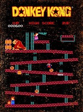 Donkey kong arcade - metal, tin