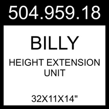 IKEA BILLY Height Extension