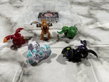 Bakugan Battle Brawler Aurelus Dragonoid Pharol Deka Gorthion Pegatrix Case Card