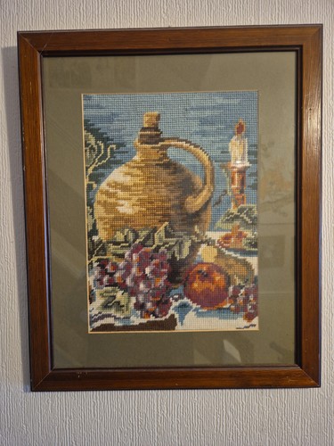 Vintage framed tapestry still - vintage,