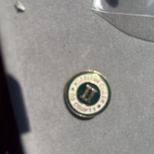 Circular green white - circular, gold