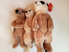 Plush Meerkats X 3 Used In