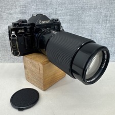Canon A-1 Vintage 35mm SLR Film Camera + Canon 70-210 zoom lens
