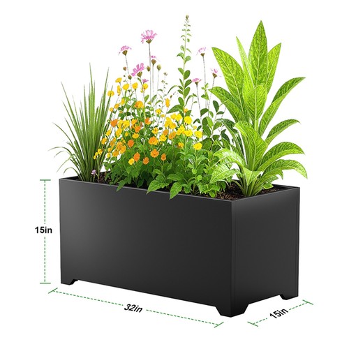 Large steel planters - large,