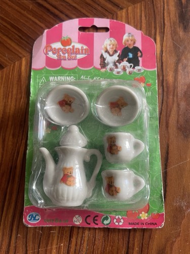 Porcelain miniature tea - porcelain, set