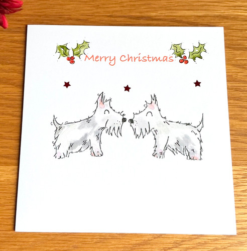 Merry christmas card - merry,