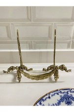 Brass Plate Stand Display