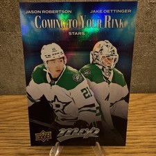 2025-26 Upper Deck MVP Coming to Your Rink #CR9 Jason Robertson/Jake Oettinger