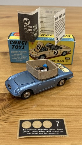 Rare corgi toys lotus elan - toys, s2