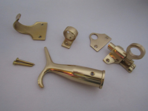 Solid brass victorian - solid, vintage