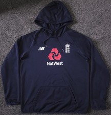 England English Cricket New Balance 2017 Training Hoodie / Navy Blue / L Large