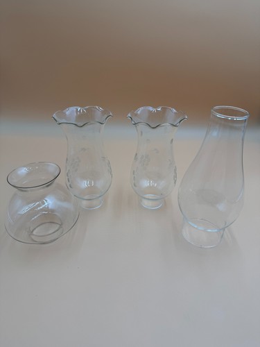 Hurricane lamp shade glass - , for