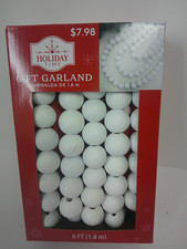 Holiday Time 6 Feet White Wood