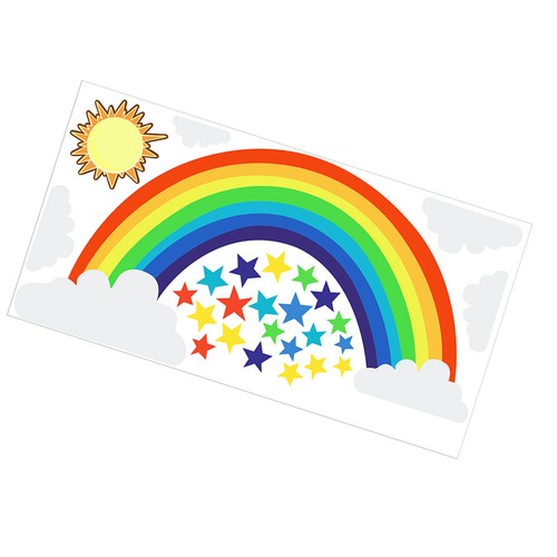 Pcs sun wall sticker - pcs,