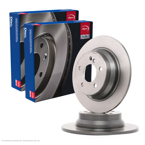 Apec rear brake discs - 2x, for