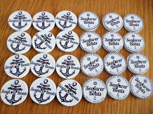 Seafarer boat buttons - boat,