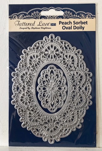 Tattered lace dies peach - dies,