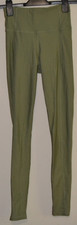 Womens Olive Green Sweaty Betty High Shine Full Length Leggings Womens Size XXS