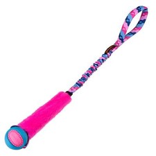 Fauxtastic PowerBall Bungee Tug | Strong Dog Toys | Tug-E-Nuff