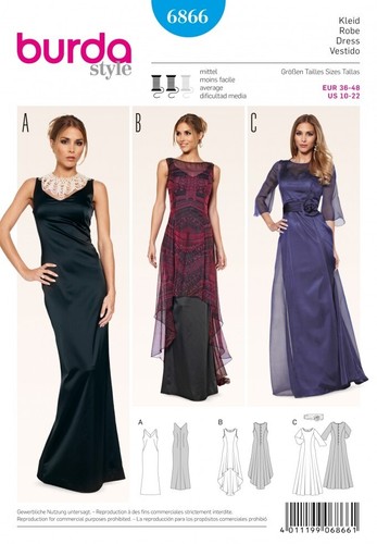 Burda sewing pattern 6866 - sewing,