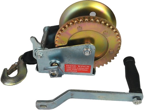 Manual hand winch - winch, 1200lbs