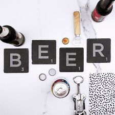 Set of 4 Scrabble Letter Tile