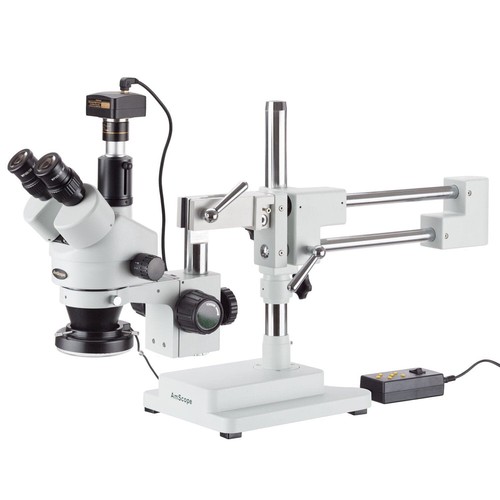 Amscope 180x trinocular - 3.5x-180x,