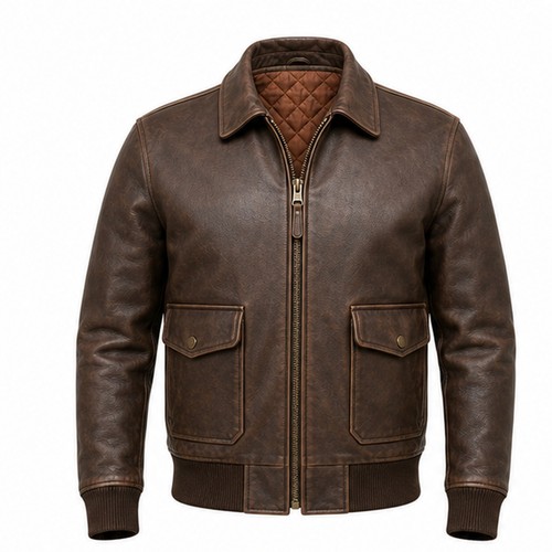 Men brown genuine leather - men's,