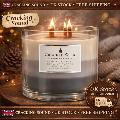 Crackle wick trio - crackle,