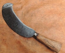 Very Unusual Hand-forged small "Monmouth" Billhook, complete with thickened tip