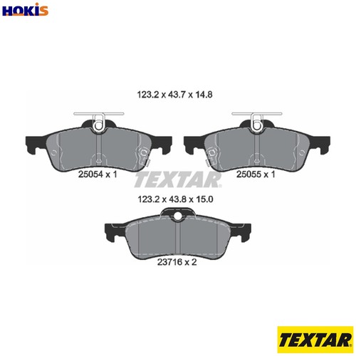 Brake pad set disc - brake,