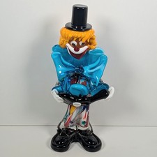 Vintage Murano Clown Art Glass