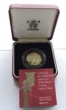 2003 Royal Mint Silver Proof 50p Suffragettes Cased With COA