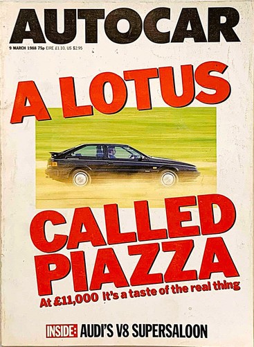 Autocar magazine mar - autocar, 09-mar-88