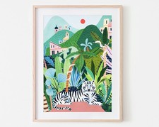 0_White Bengal Tiger Art Print
