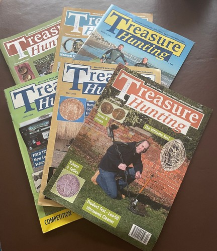 Treasure hunting magazines - treasure,