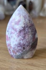 Pink Tourmaline Teardrop Crystal,  Beautiful Colour And Quality,  So Pretty