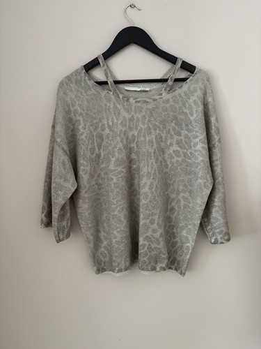 Oui silver metallic leopard - oui,