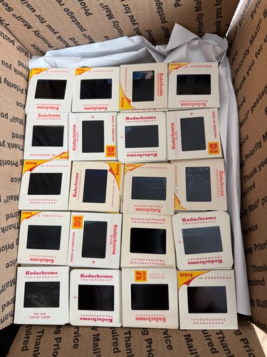 125 vintage photo slides - photo,
