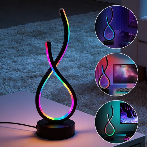 Rgb led desk lamp nightstand - rgb,
