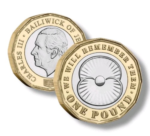 One pound poppy 2025 - pound, coin