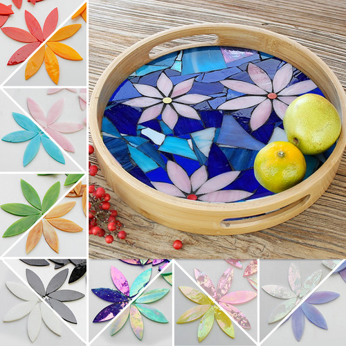 Mosaic tiles bulk petal leaves - petal,