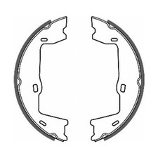 ABE CRX000ABE BRAKE SHOE SET, PARKING BRAKE ORIGINAL NEW OE REPLACEMENT