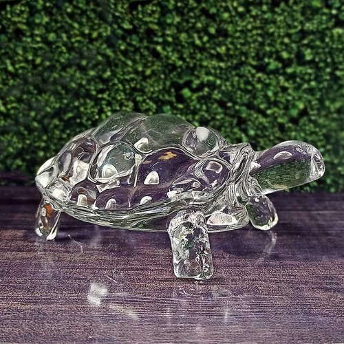 Large crystal turtle tortoise - crystal,